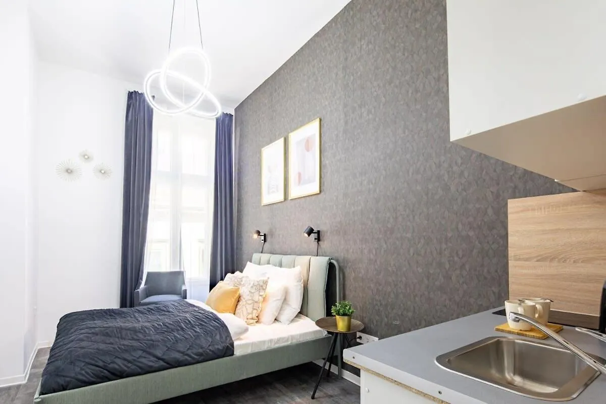 Apartment Extreme Central Modern Aircon Studio Budapest Hungary